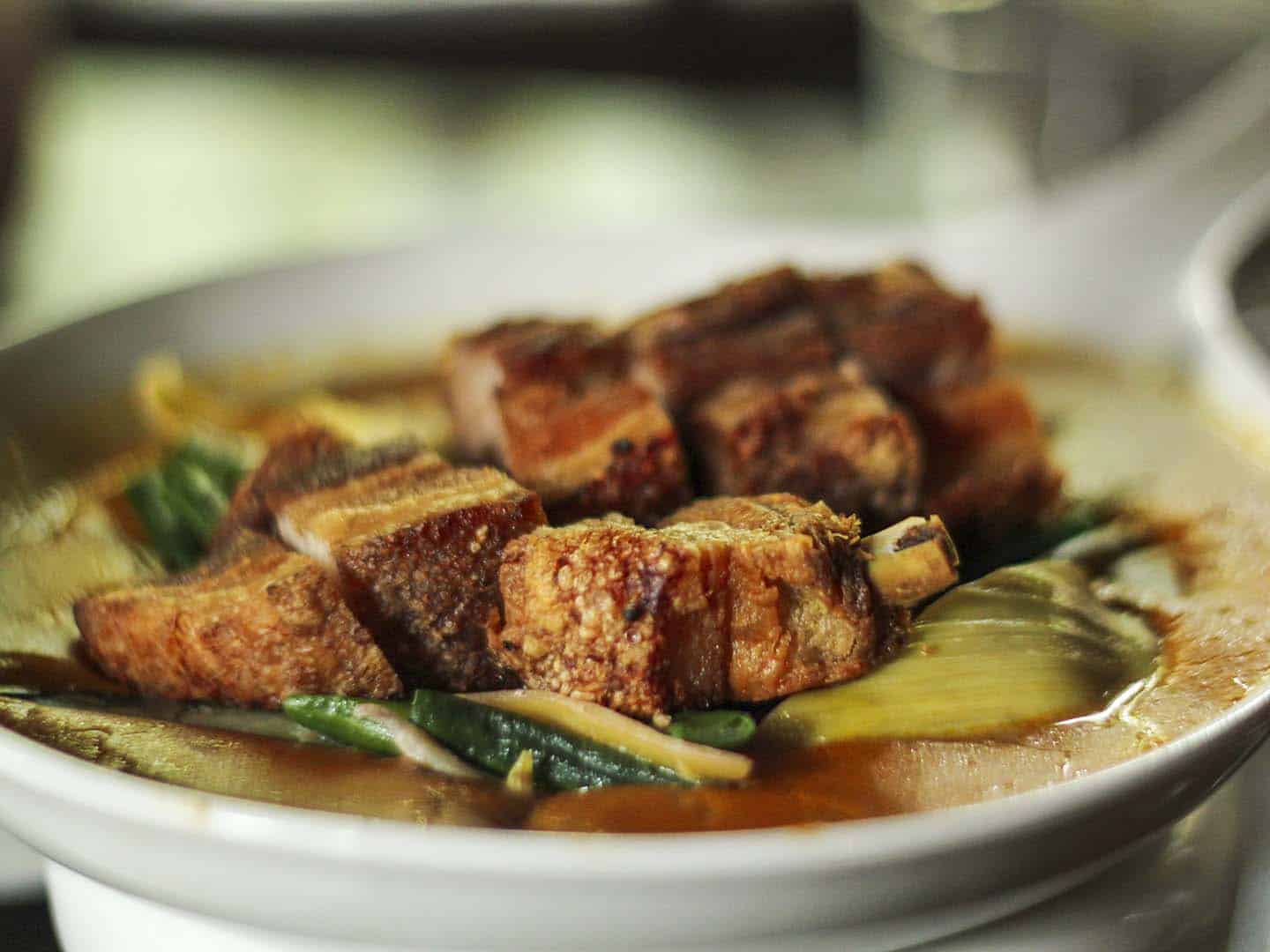 Kare-Kare Crispy Pork Bagnet