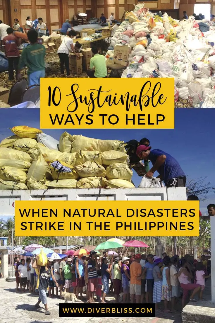 Sustainable Ways to Help during Natural Disasters