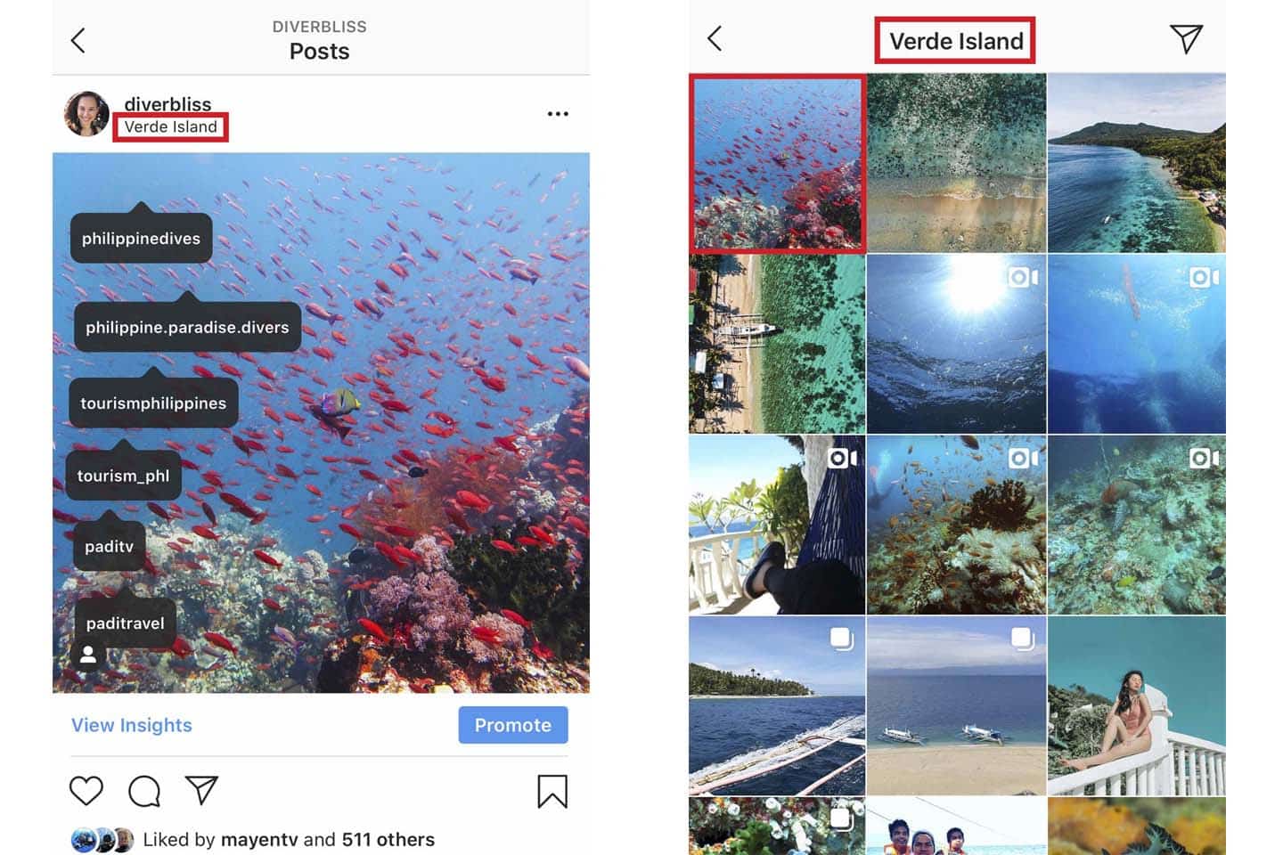 grow your ocean-inspired instagram account as an ocean advocate by using the correct geo-tag locations