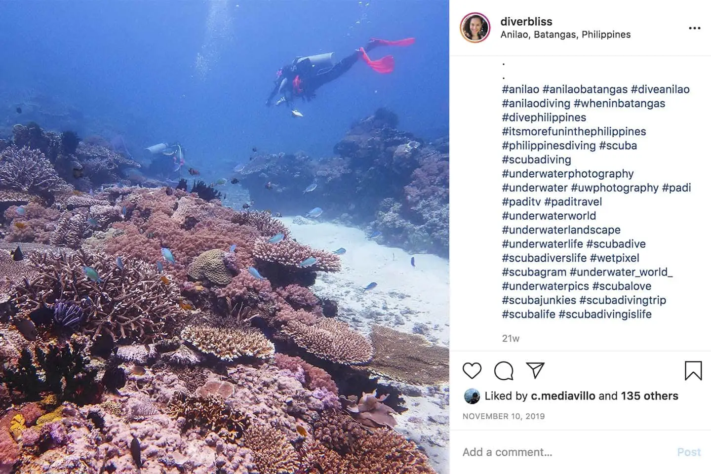 Scuba Diving Hashtags for Instagram