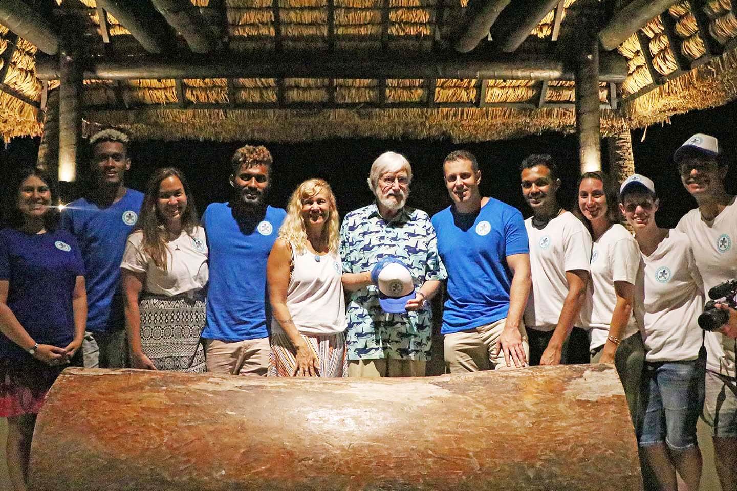 Protector of Paradise meeting Jean-michel Cousteau!