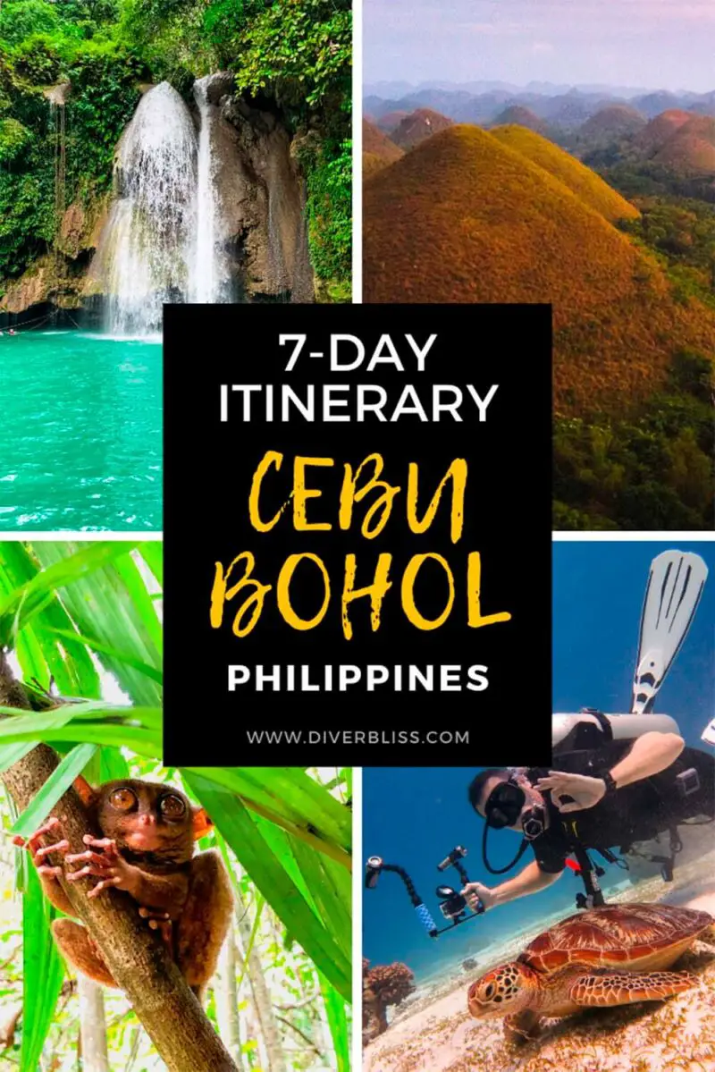 Cebu Bohol Itinerary 1 Week In The Philippines