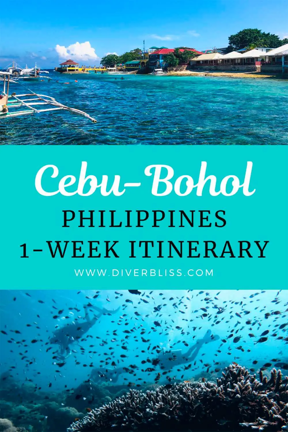 Cebu Bohol Philippines 1 week Itinerary