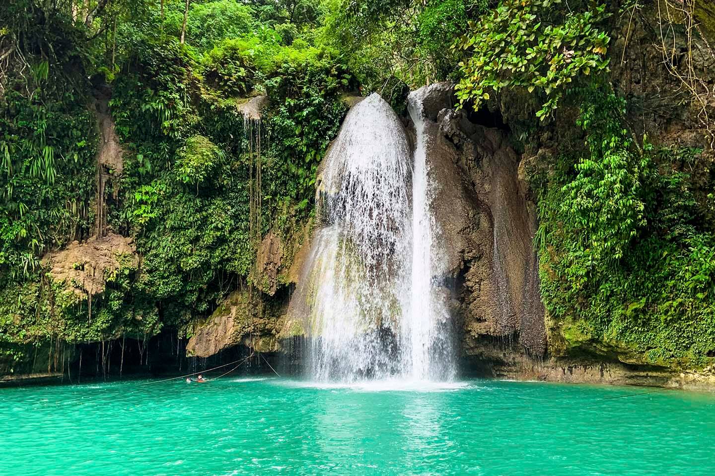 Cebu Bohol Itinerary: Kawasan Falls