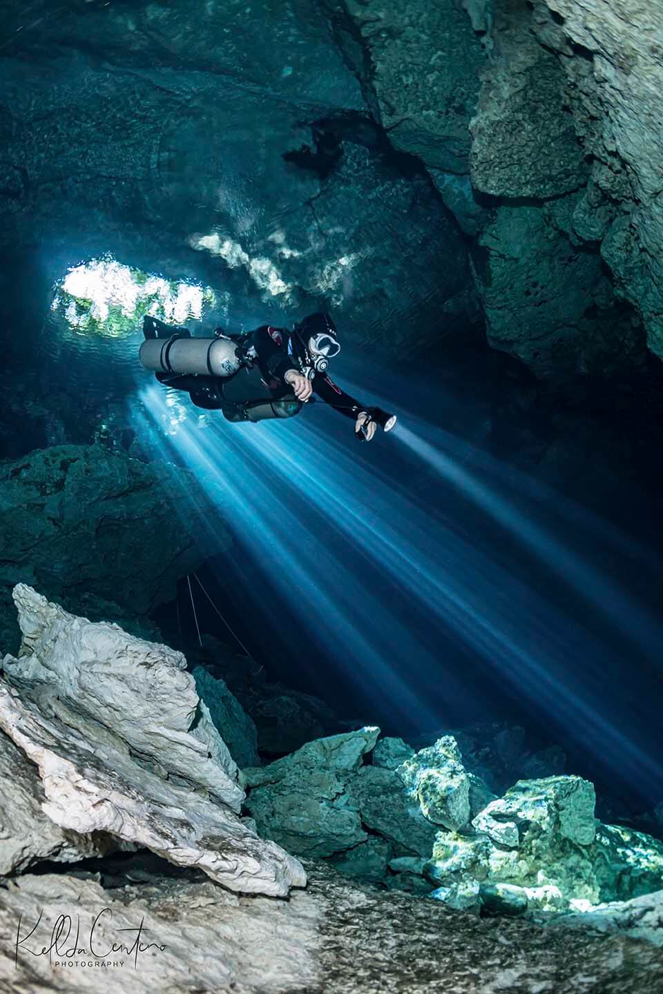 Cenote Tajma Ha in Tulum, Mexico with Julia Gugelmeier