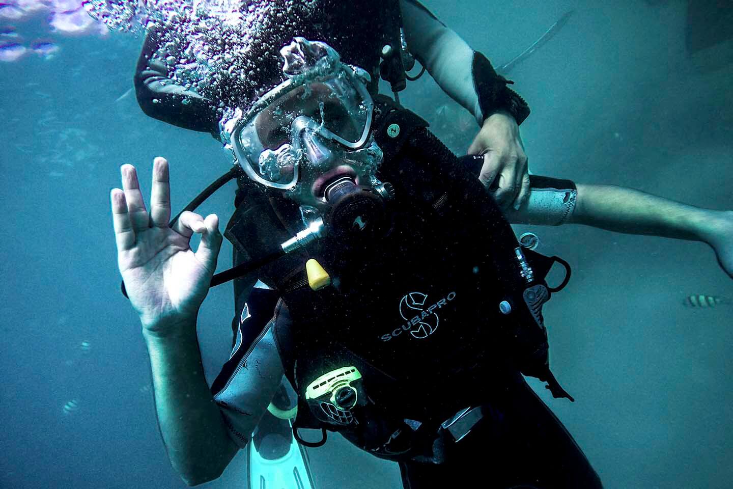 Scuba Diving Ok Sign