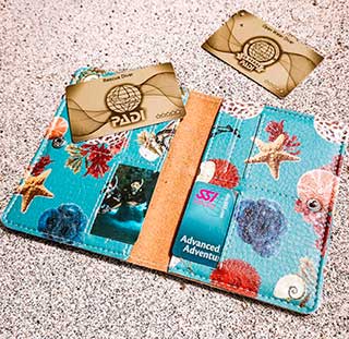 Best Scuba Diving Gift for Her: Dive Certification Card Holder from Girls that Scuba