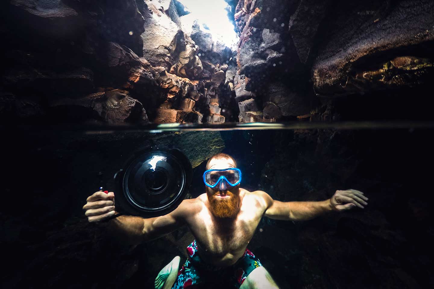 Gopro underwater photography tips: Get a GoPro Dome Port for over undershot