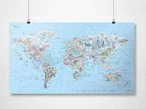 World Dive Map by Awesome Maps 