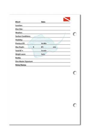 Printable Scuba Dive Log by Life Is Balance