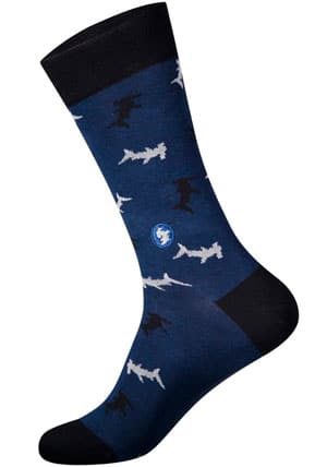 Organic Cotton Crew Socks that Protect Sharks by Conscious Step