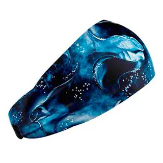Eco-friendly Manta Mayhem headband from Spacefish Army