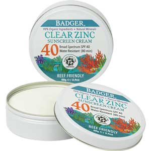 Shop Clear Zinc Sport Sunscreen Tin from Badger