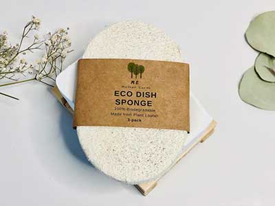 loofah dish sponges from Mother Earth Me