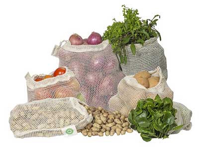 Mesh Produce Bags from Organic Cotton Mart