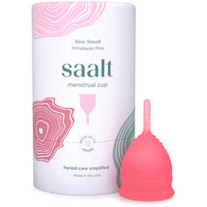 Zero Waste Period with Silicone Menstrual Cup from Saalt
