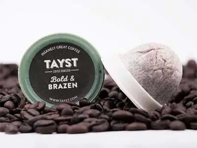 biodegradable coffee pods from Tayst Coffee Roasters