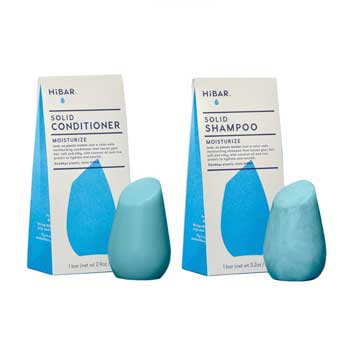 Plastic Free Swap- Moisturize HiBAR Shampoo and Conditioner Bars