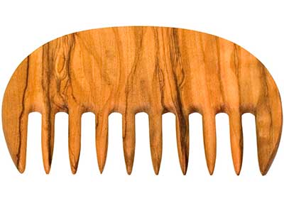 Wooden hair comb from Redecker