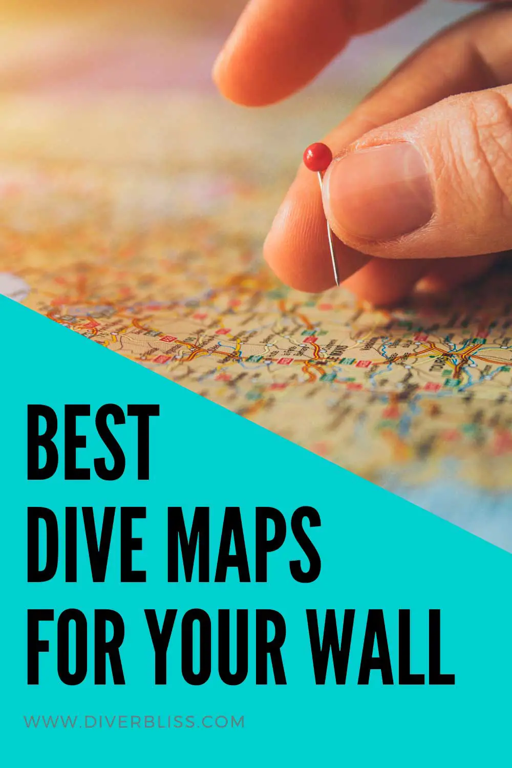 Best Dive Maps for your Walls