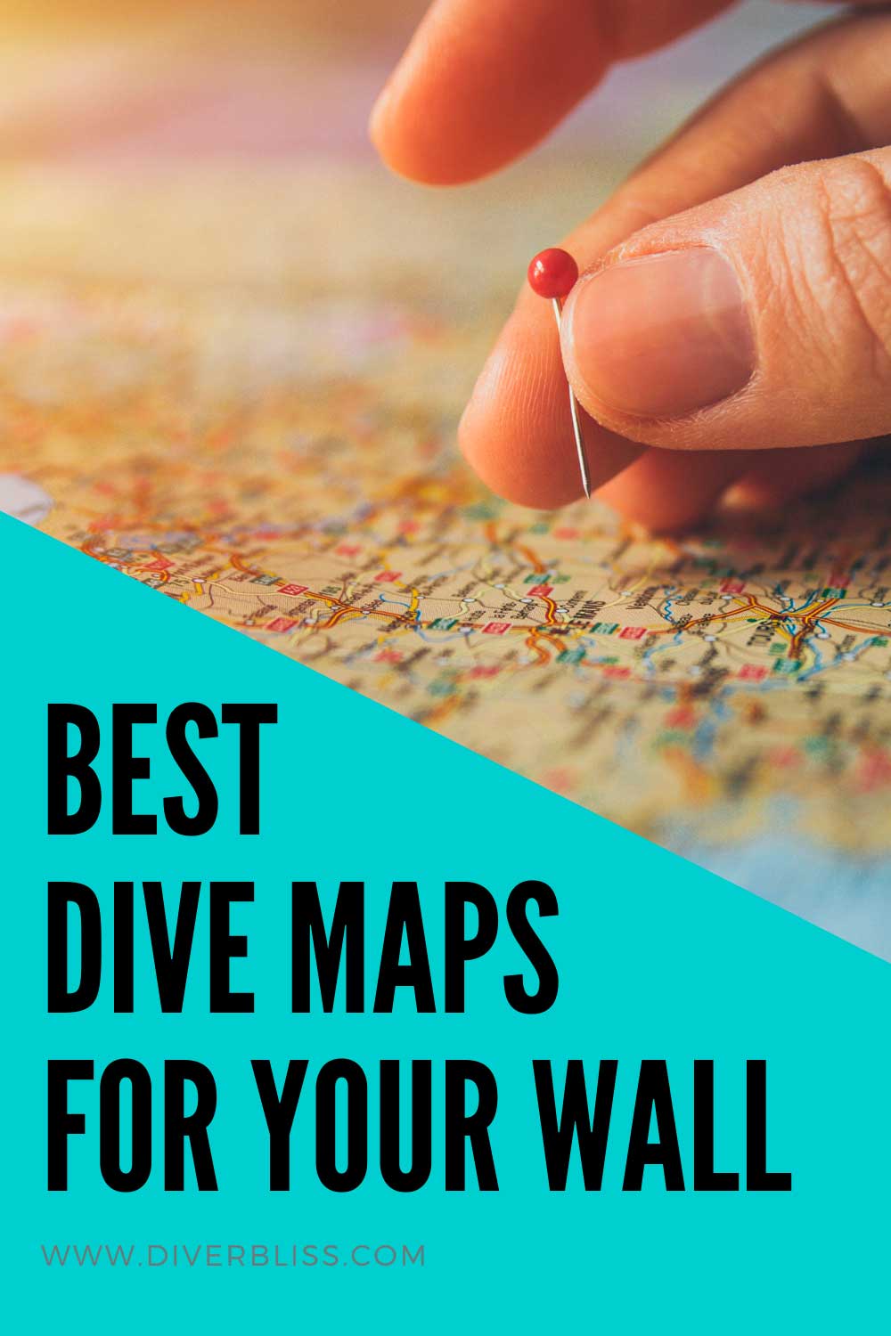 Best Dive Maps for your Walls