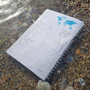 waterproof log book by Dive Proof