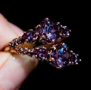 Handmade Ocean Jewelry: 13 Shops for Ocean Lovers 37 Unique Ocean Engagement Ring for Scuba Divers: The Ursula three stone ring by Oore