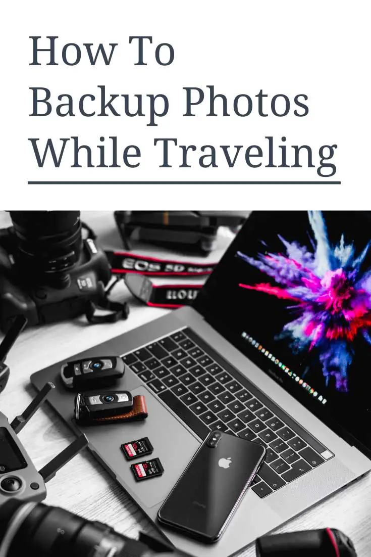 how to back up photos when travelling