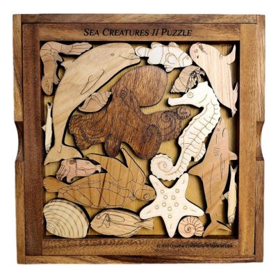 Marine Life Wooden Puzzle from Creative Crafthouse