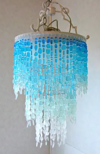 Sea Glass Chandelier by Coastal Radiance Lites