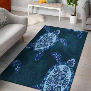 Sea turtle rug by Woow Decor Co