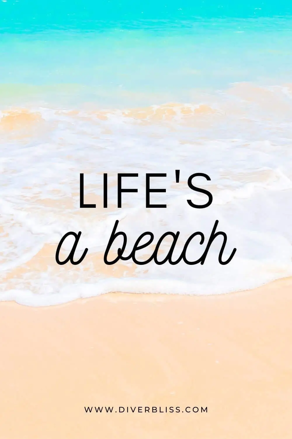 Life's a beach. 