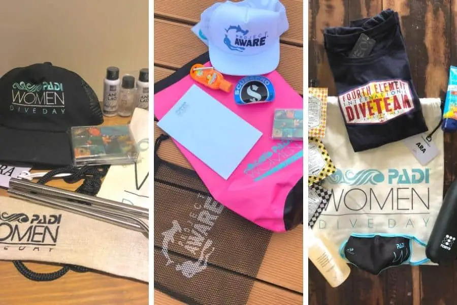 PADI Women’s Dive Day Loot Bag