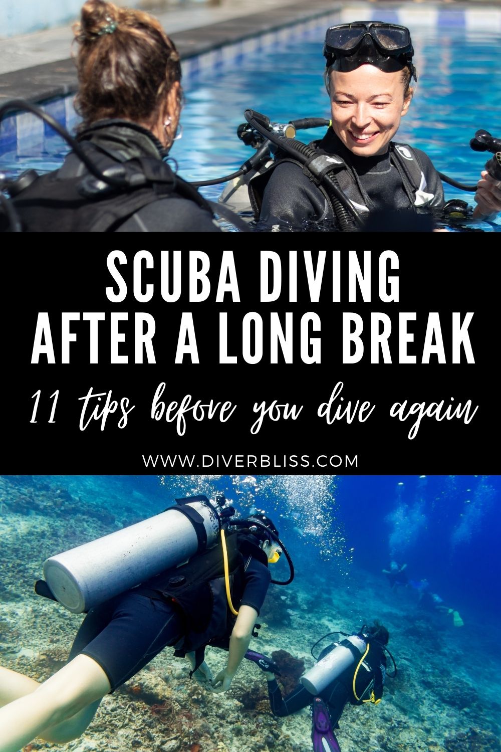 scuba diving after a long break: 11 tips before you dive again