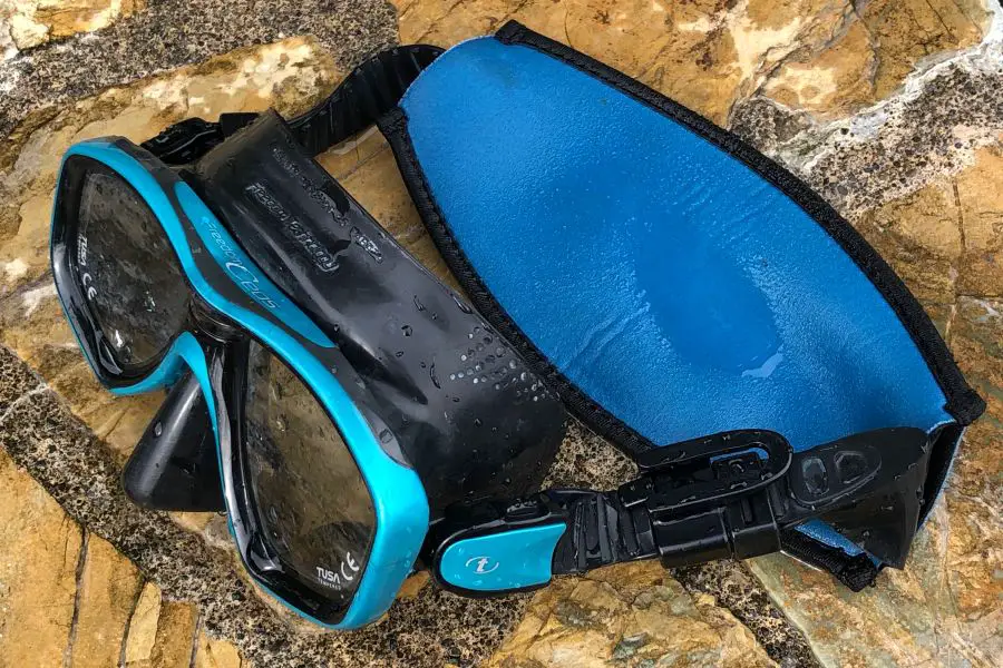 scuba diving mask strap cover