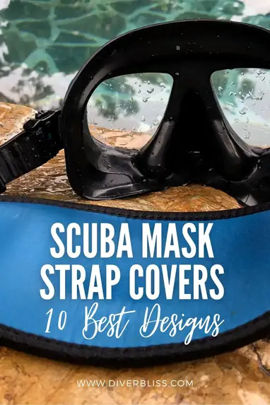 Neoprene Dive Snorkel Mask Strap Cover for Scuba Snorkeling Swim Double Sided Masks Hair Protector Wrapper for Pony Tails Mask Snorkel Cover Band for Adults Kids or Identification 