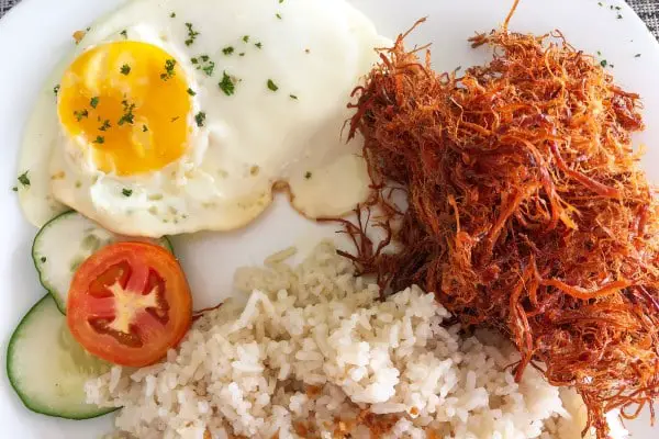 Layag Resort Adobo Flakes for Breakfast