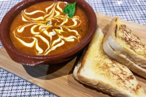 Layag Resort Tomato Soup and grilled cheese