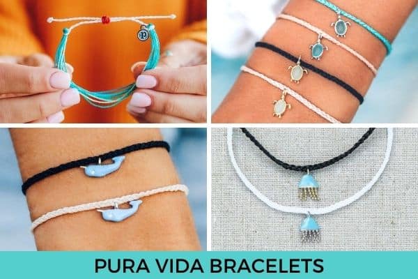 Pura Vida Bracelets that Save the Ocean: For The Ocean Bracelets, Save The Sea Turtle Bracelets, Narwhal Charm Bracelets, Jellyfish Charm Bracelets