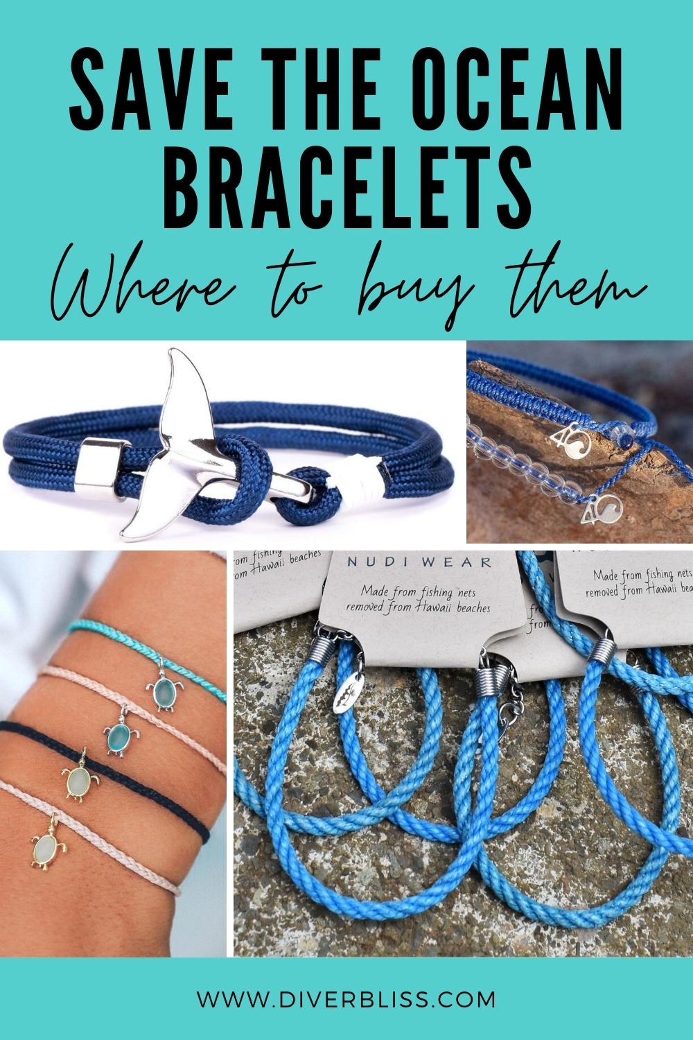 Save the ocean bracelets and where to buy them