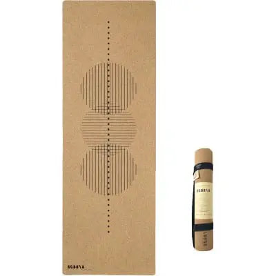 Scorvia eco-friendly cork yoga mat