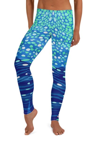 Scuba Sisters whale shark leggings