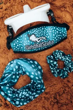 Girls That Scuba Whale Shark Dive Hair Set