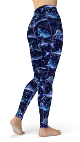 Spacefish Army Whale shark leggings