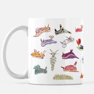 Nudibranch coffee mug sharon mcgauley