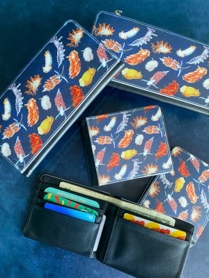 Nudibranchs of the Pacific Northwest Wallet by The Sea Slug and Kraken