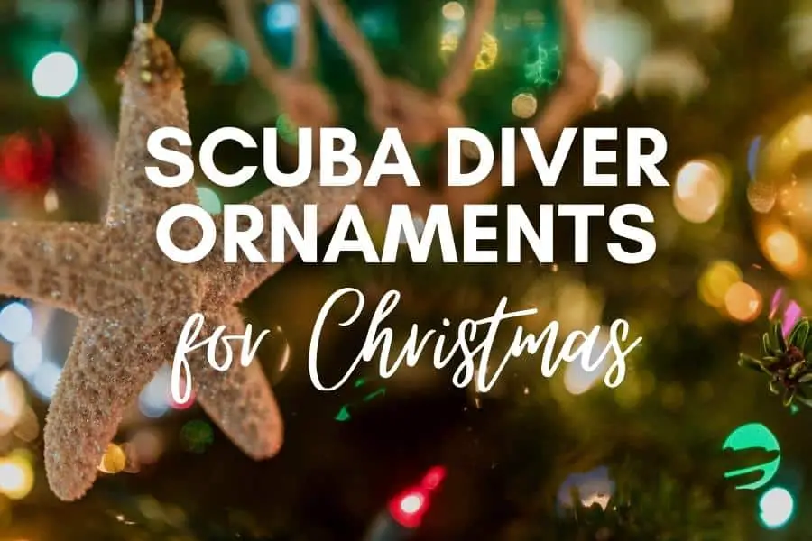 scuba diver ornaments for Christmast