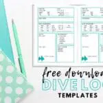 free download dive log templates
