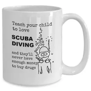 Funny Diver Mug by Gimme Gift Ideas