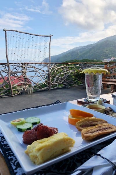 Breakfast with a view at Bontoc Anilao